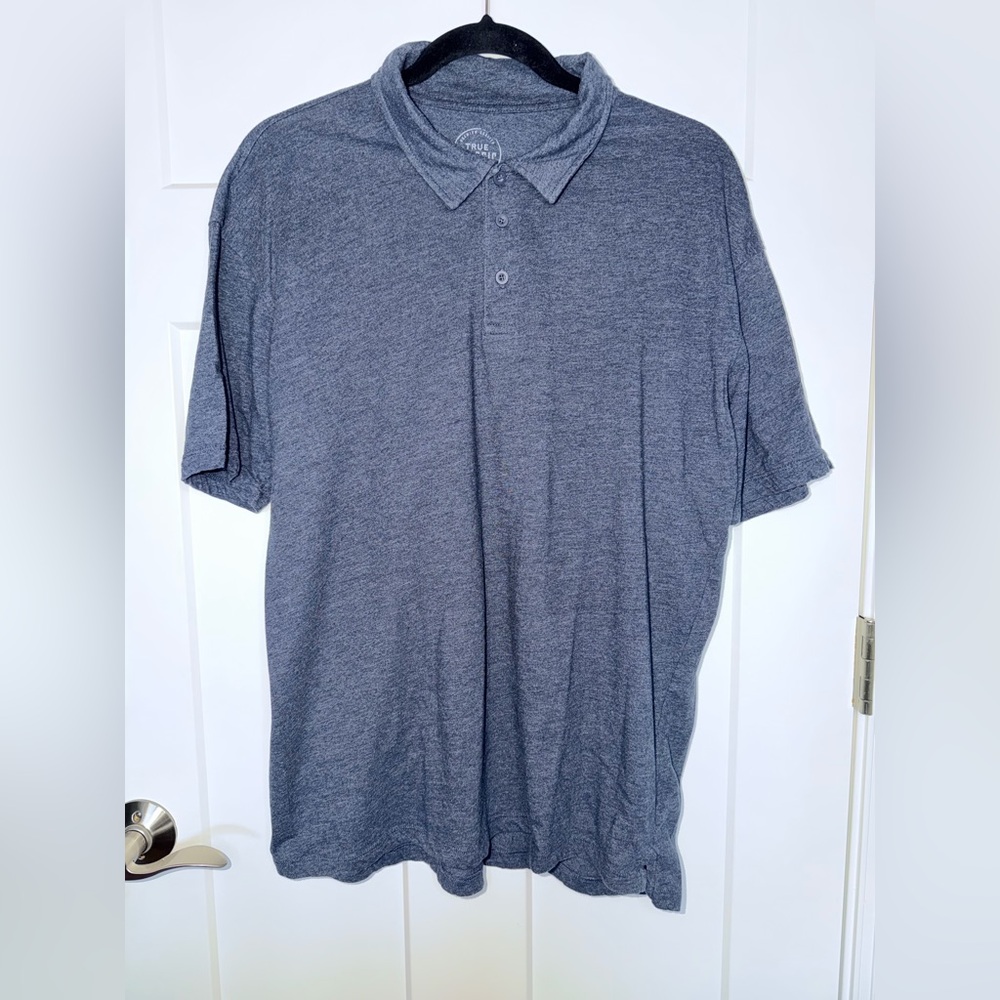 True Classic Navy Short Sleeve Polo